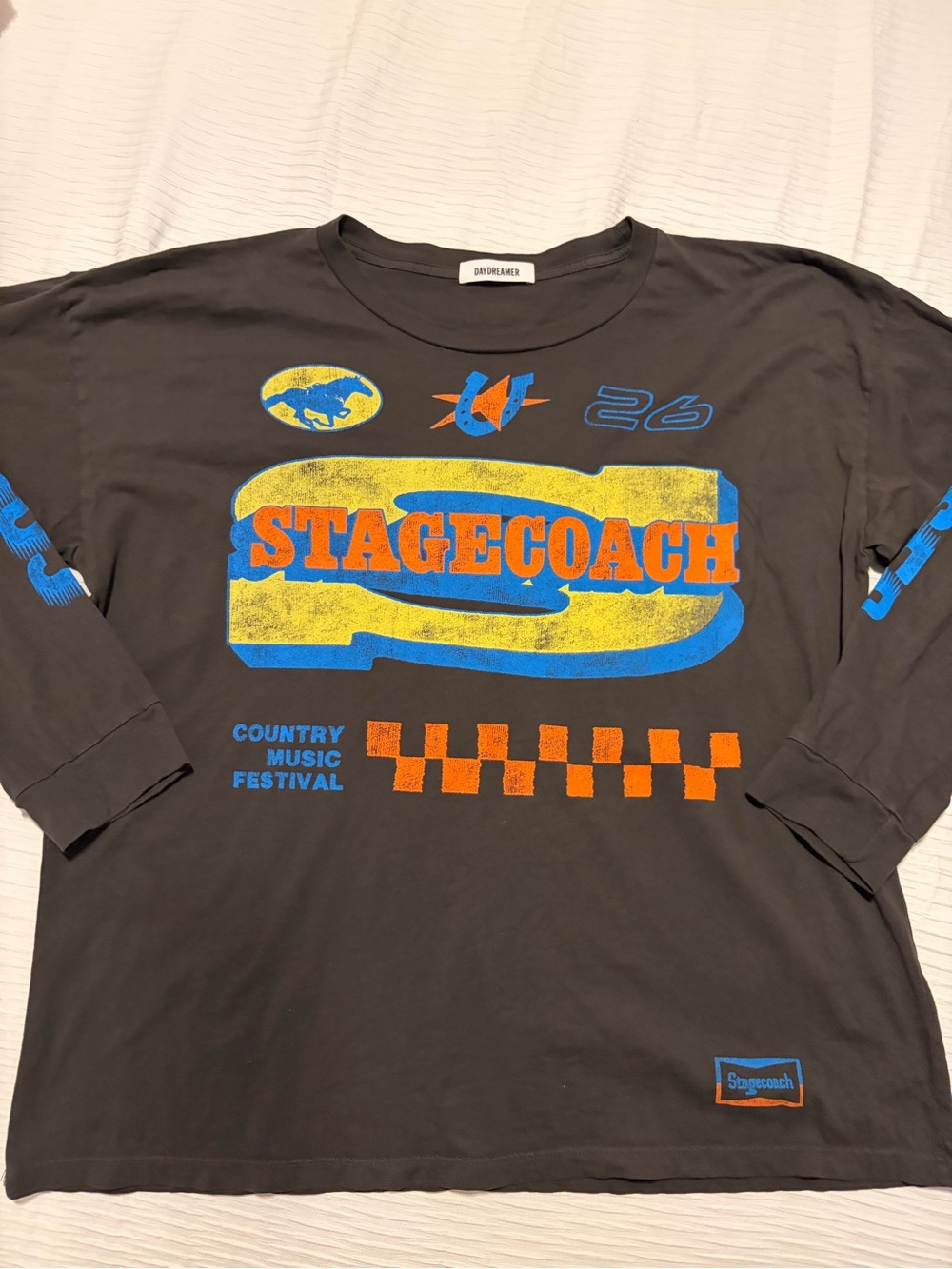 Daydreamer X Stagecoach Vintage Look Long Sleeve Tee — Sold Out at 2026 Festival